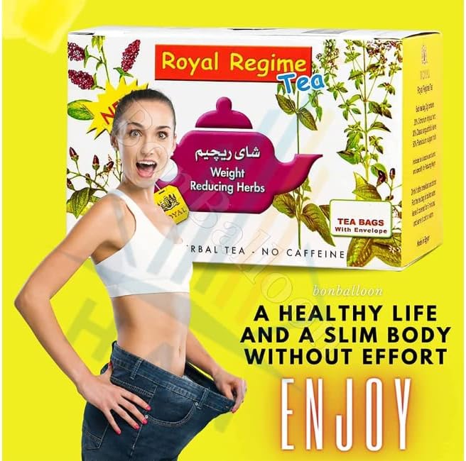 Royal Regime Weight Loss Diet Slimming 50 Tea Bags - Nutrition Plus