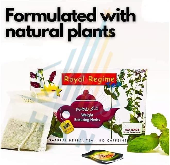 Royal Regime Weight Loss Diet Slimming 50 Tea Bags - Nutrition Plus