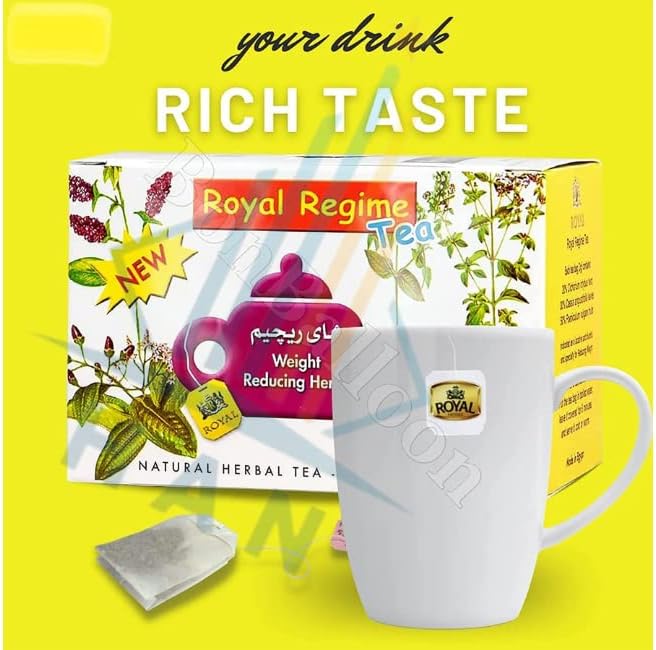 Royal Regime Weight Loss Diet Slimming 50 Tea Bags - Nutrition Plus