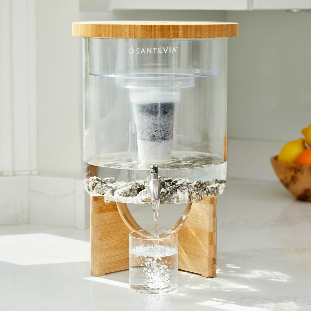 Santevia MINA Mineralized Fluoride Alkaline Water Filter - Nutrition Plus