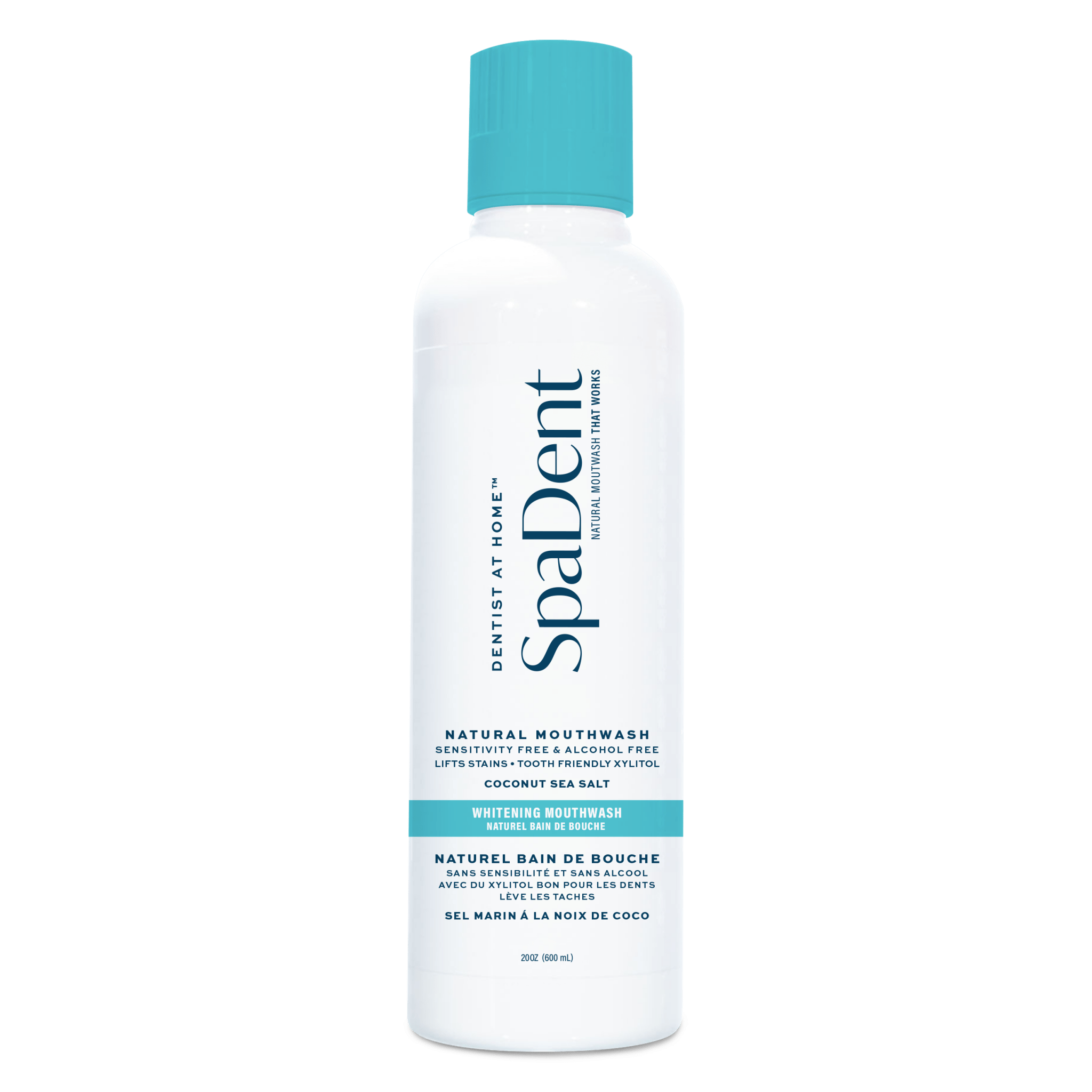 SD Naturals Whitening Mouthwash 600mL, Coconut & SeaSalt - Nutrition Plus