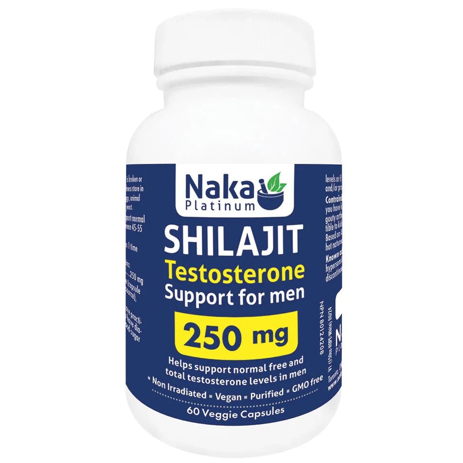 Shilajit 250mg 60 Veg Capsules - Nutrition Plus