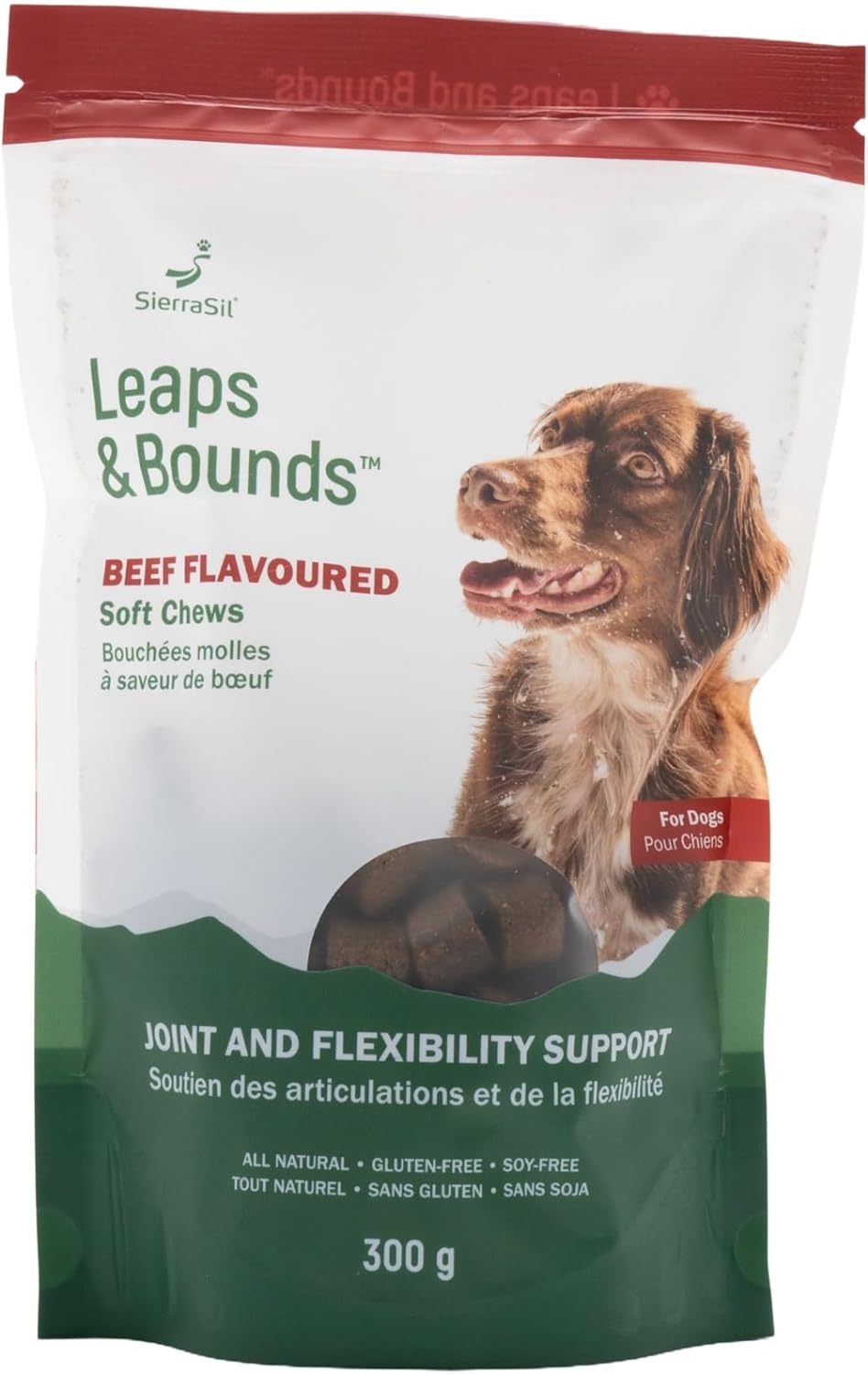 SierraSil Leaps and Bounds 100 Soft Chews - Beef Flavoured - Nutrition Plus