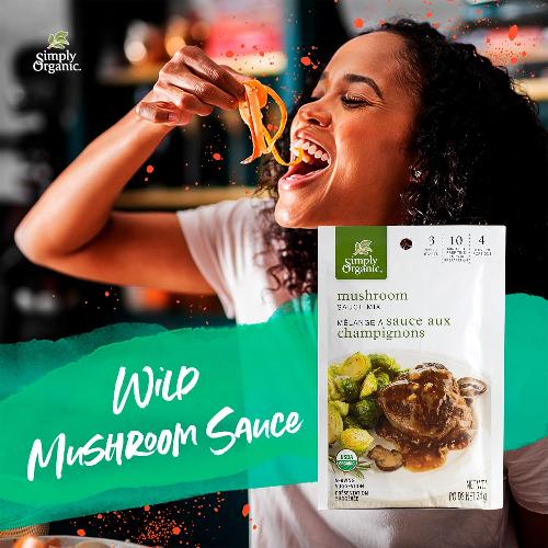 Simply Organic Mushroom Sauce Mix 24 Grams - Nutrition Plus