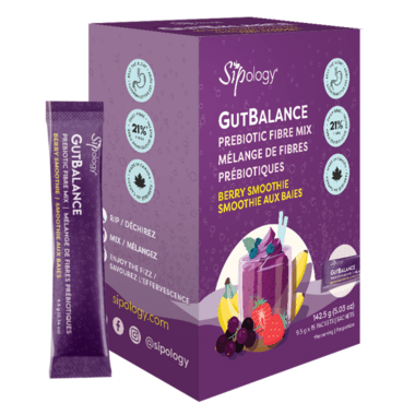 Sipology Gut Balance Prebiotic Fibre Mix 15 Packets - Nutrition Plus