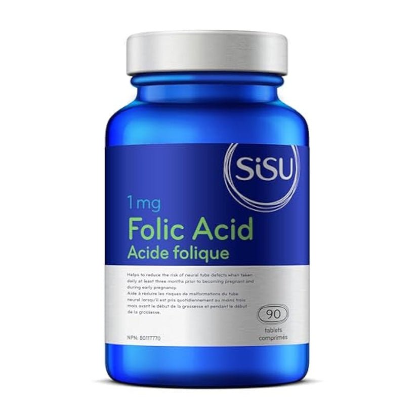 Sisu Folic Acid 1mg 90 Tablets - Nutrition Plus