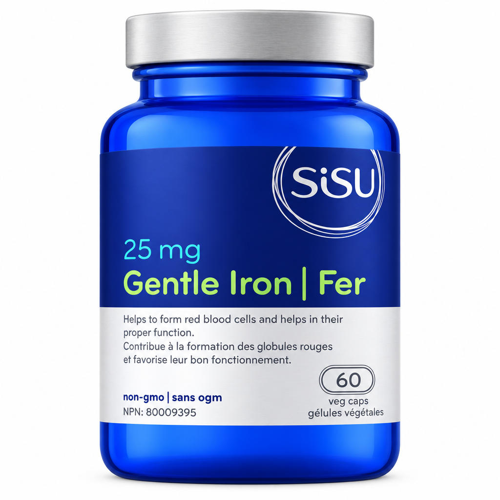 Sisu Gentle Iron 25mg 60 Veg Capsules - Nutrition Plus