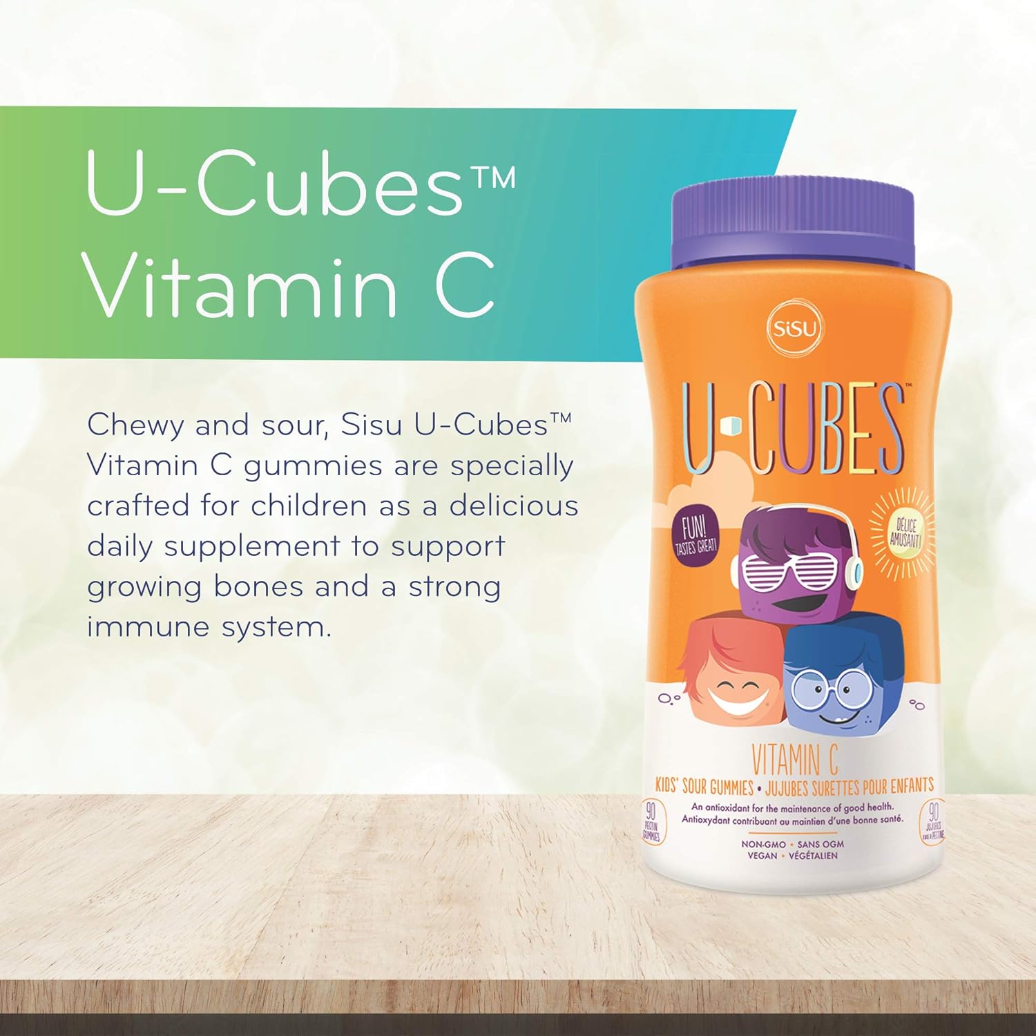 Sisu U - Cubes Children Vitamin C gummies 90 - Nutrition Plus