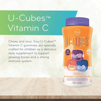 Thumbnail for Sisu U - Cubes Children Vitamin C gummies 90 - Nutrition Plus