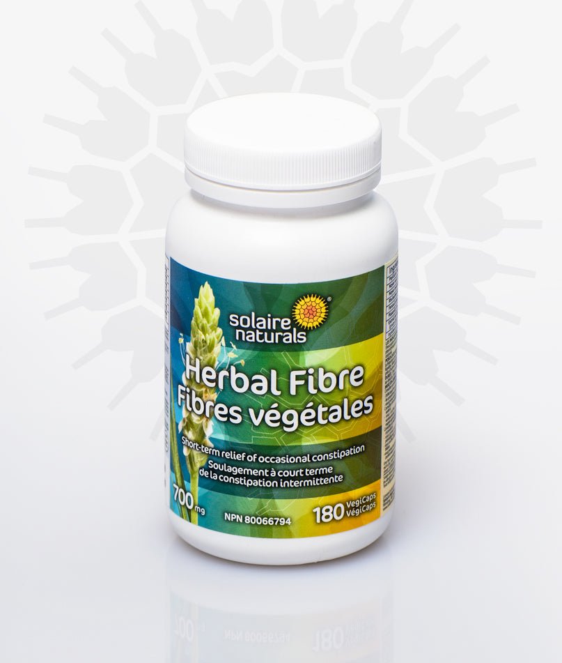 Solaire Naturals Solaire Naturals Herbal Fibre 700mg 180 Veg Capsules - Nutrition Plus