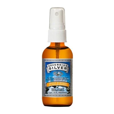 Sovereign Silver Bio - Active Silver Hydrosol Spray 10PPM 59mL - Nutrition Plus