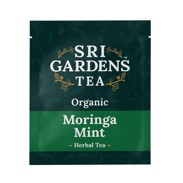 SRI Gardens Organic Moringa & Mint 20 Tea Bags - Nutrition Plus
