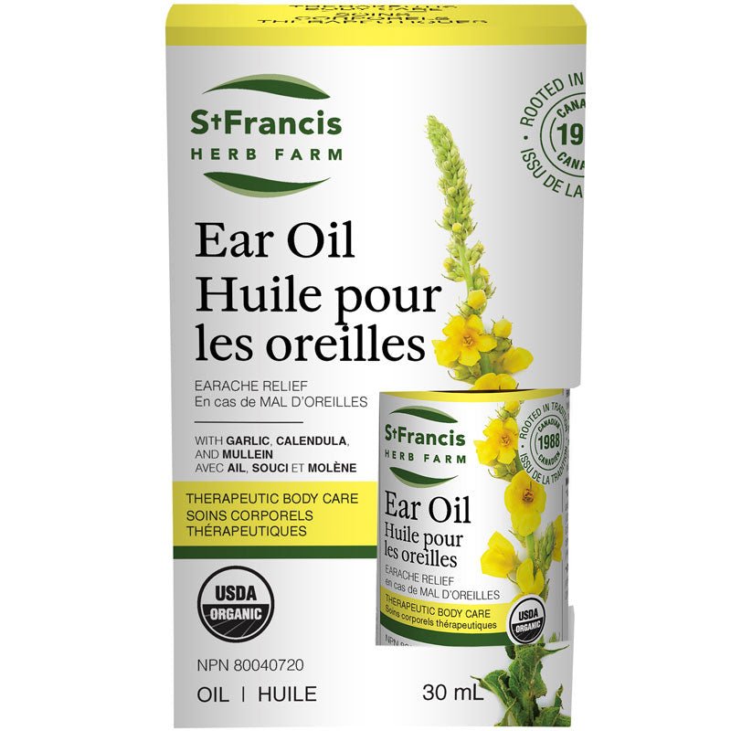 St. Francis Herb Farm Ear Oil 30mL - Nutrition Plus