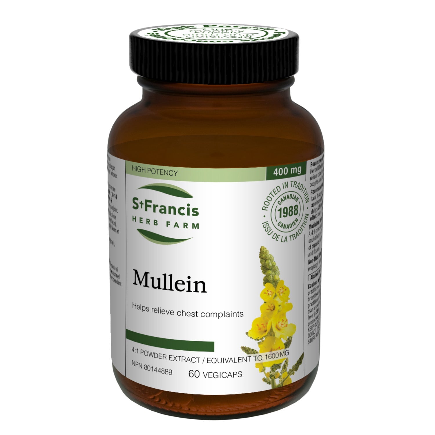 St. Francis Mullein 60 Capsules - Nutrition Plus