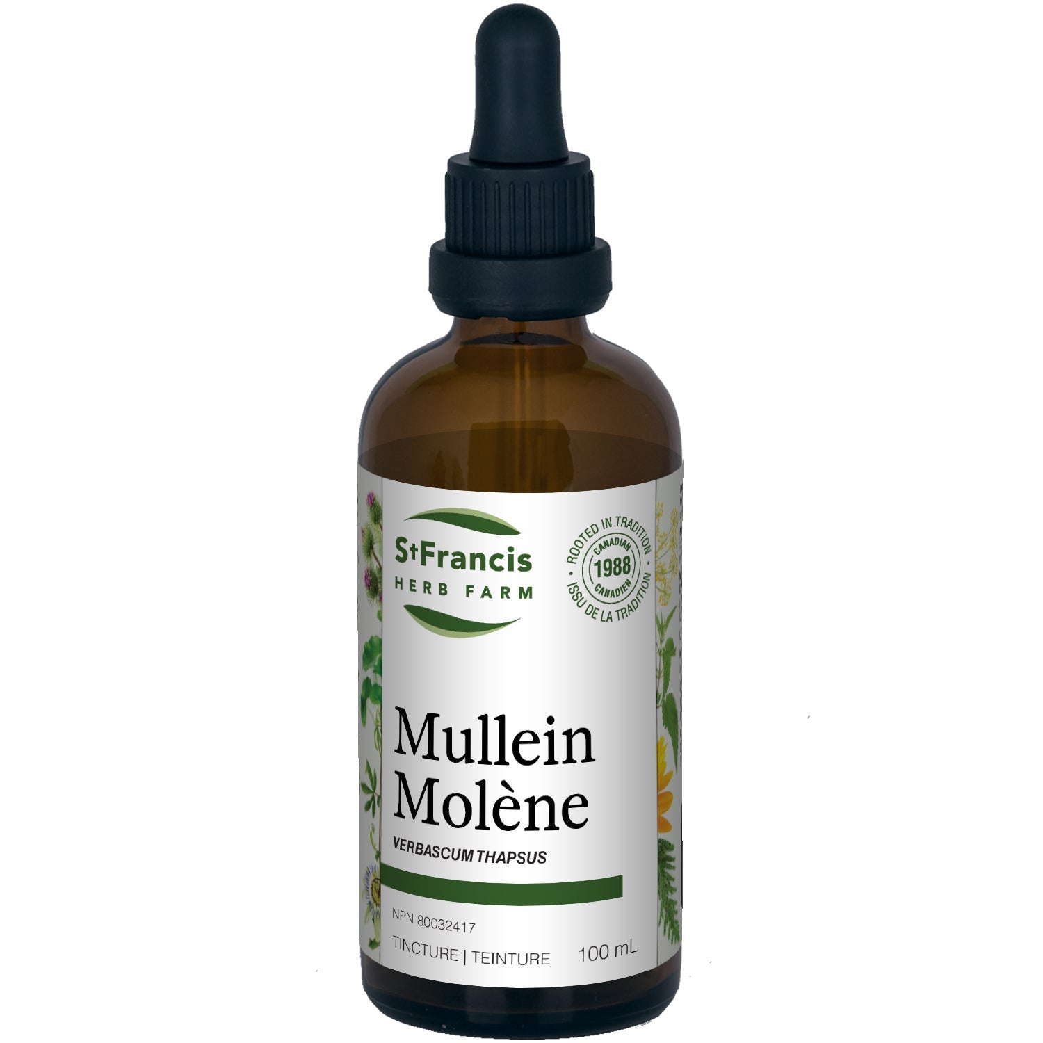 St. Francis Mullein Tincture 100mL - Nutrition Plus