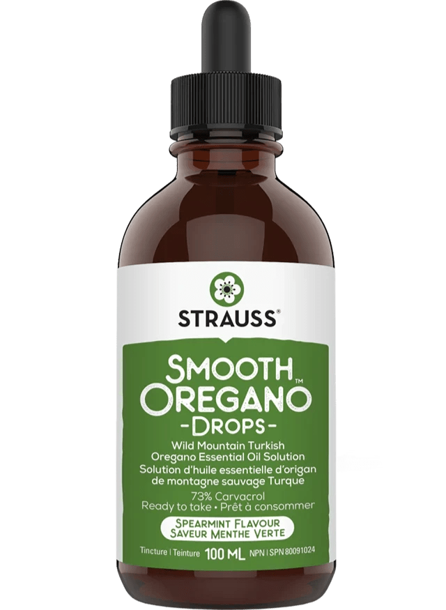 Strauss Smooth Oregano™ Drops 100mL - Nutrition Plus