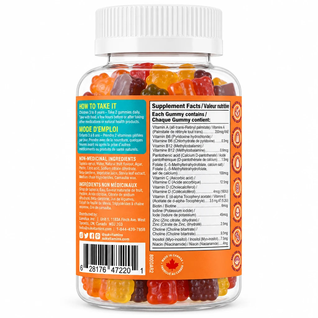 Suku Vitamins The Complete Kids Multi 60 Gummies - Nutrition Plus