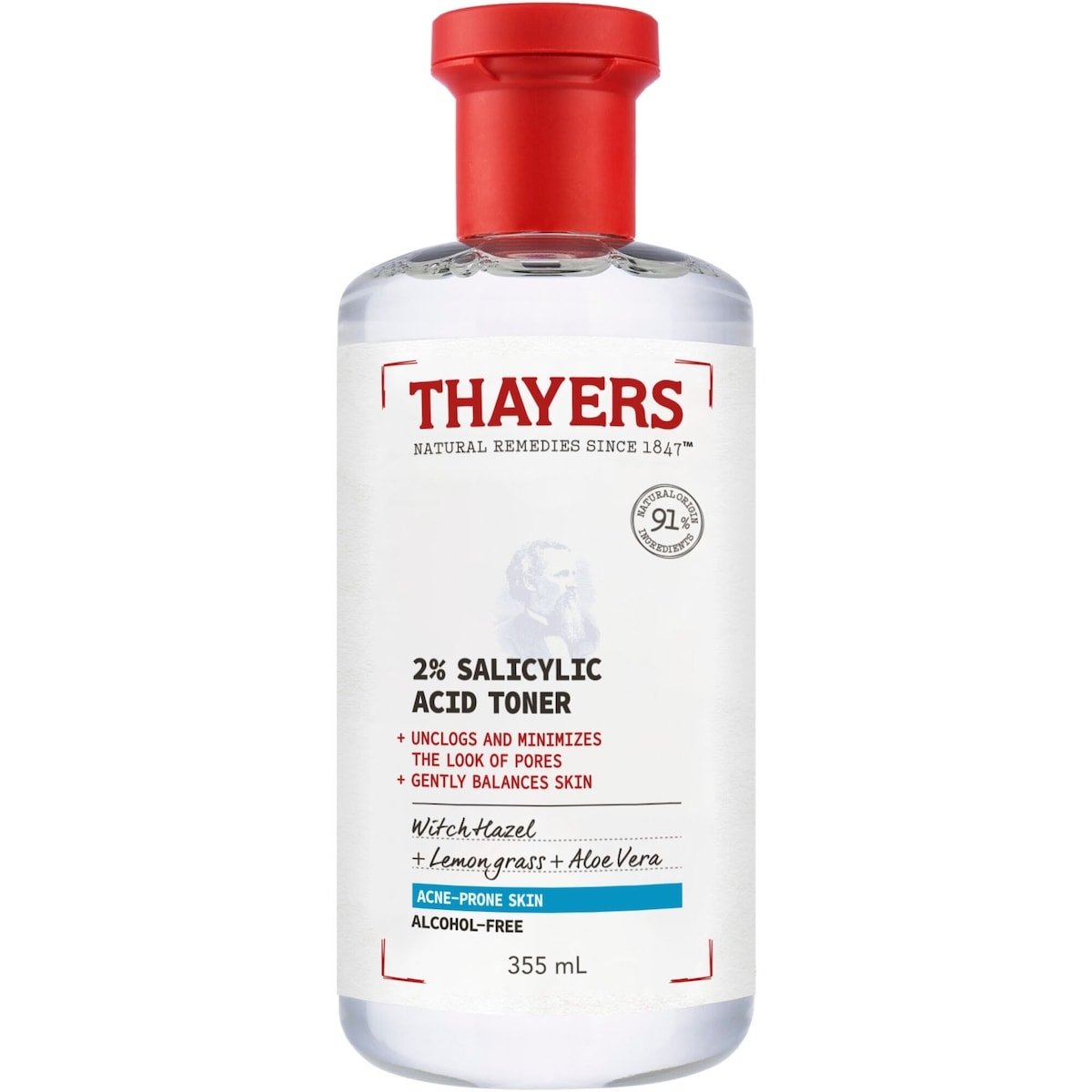Thayers Witch Hazel +Aloe Vera with 2% Salicylic Acid Toner 355mL - Nutrition Plus