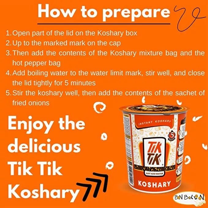 Tik Tik Instant Koshary - Nutrition Plus