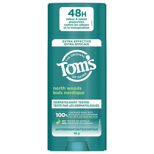 Tom's of Maine 48 - Hours Natural Antiperspirant Deodorant 92 Grams, North Woods - Nutrition Plus