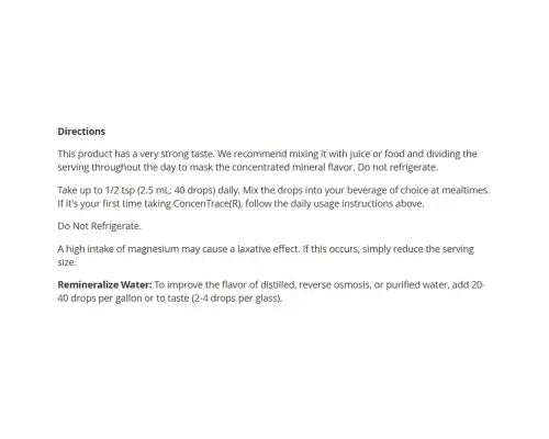 Trace ConcenTrace, Trace Mineral Drops, 120mL, 48 Days - Nutrition Plus