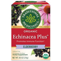 Thumbnail for Traditional Medicinals - Organic Echinacea Plus® Elderberry Tea, 16s - Nutrition Plus