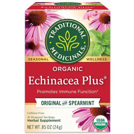 Traditional Medicinals - Organic Echinacea Plus® Tea, 16 Bags - Nutrition Plus