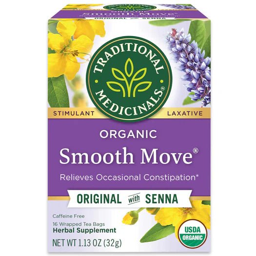 Traditional Medicinals - Organic Smooth Move® Tea, 16 Bags - Nutrition Plus