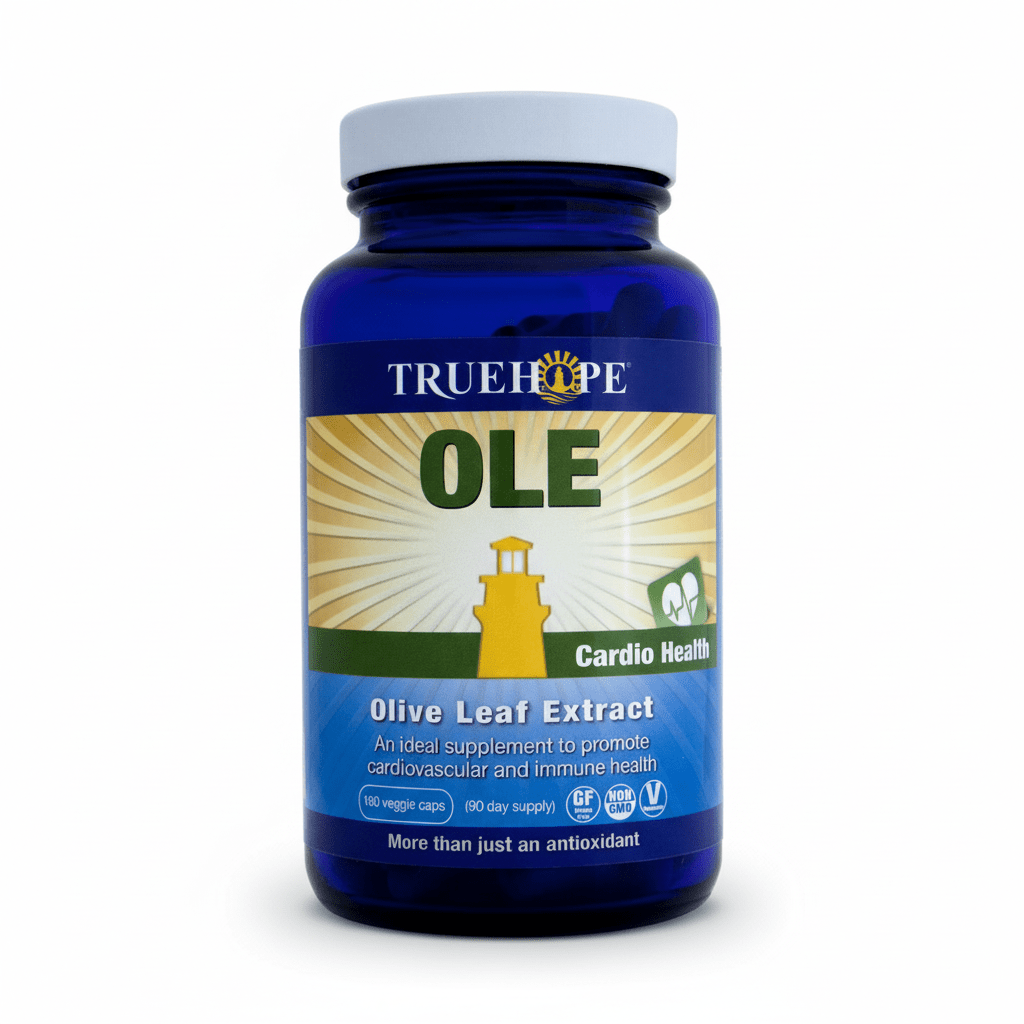 True Hope Olive Leaf Extract 180 Veg Capsules - Nutrition Plus