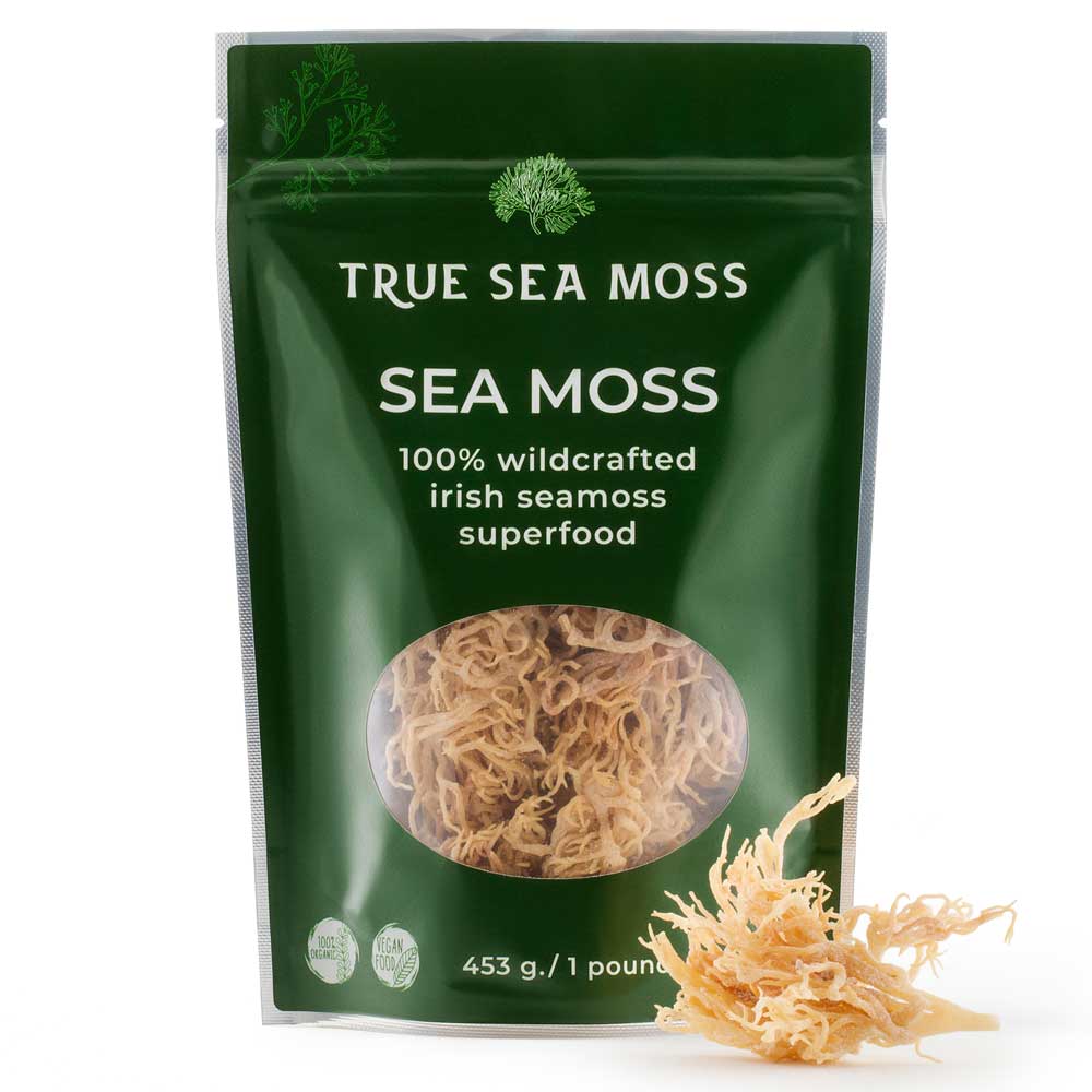 TrueSeaMoss Crafted Dry Raw Sea Moss 453 Grams - Nutrition Plus