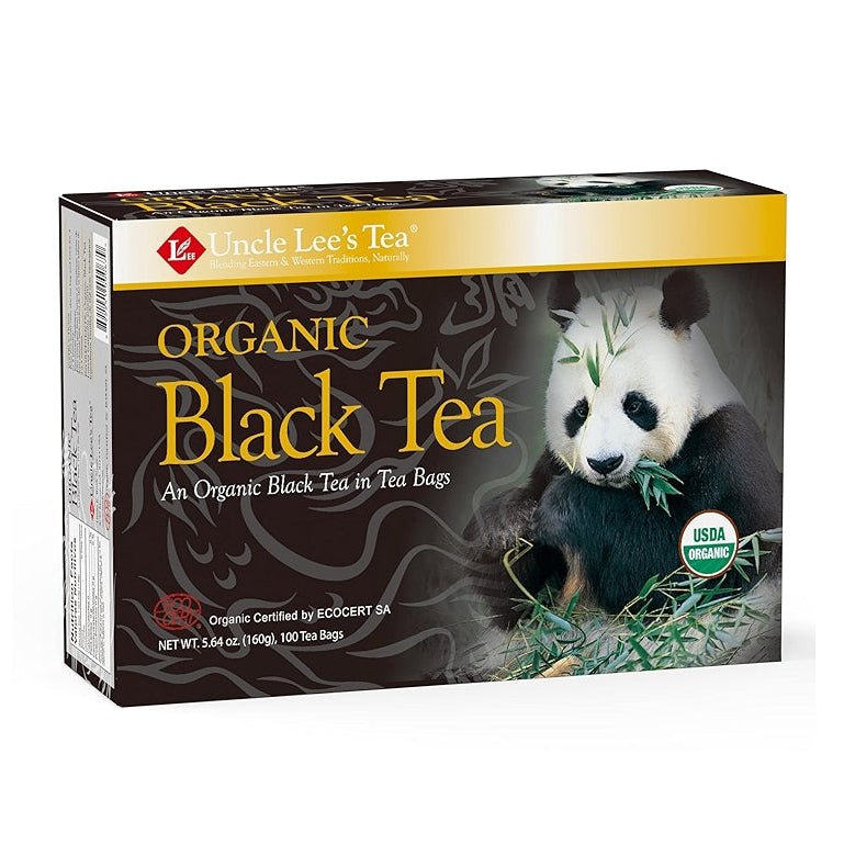 Uncle Lee's Tea Organic Black Tea, 100 Count - Nutrition Plus