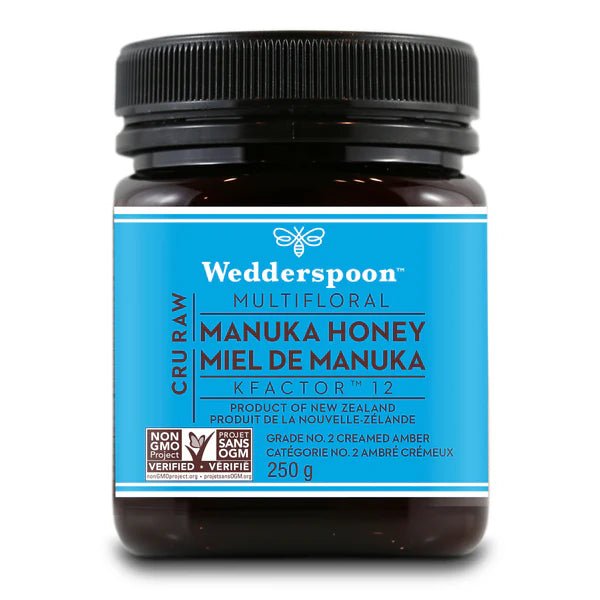 Wedderspoon Raw Monofloral Manuka Honey KFactor - 12 - Nutrition Plus