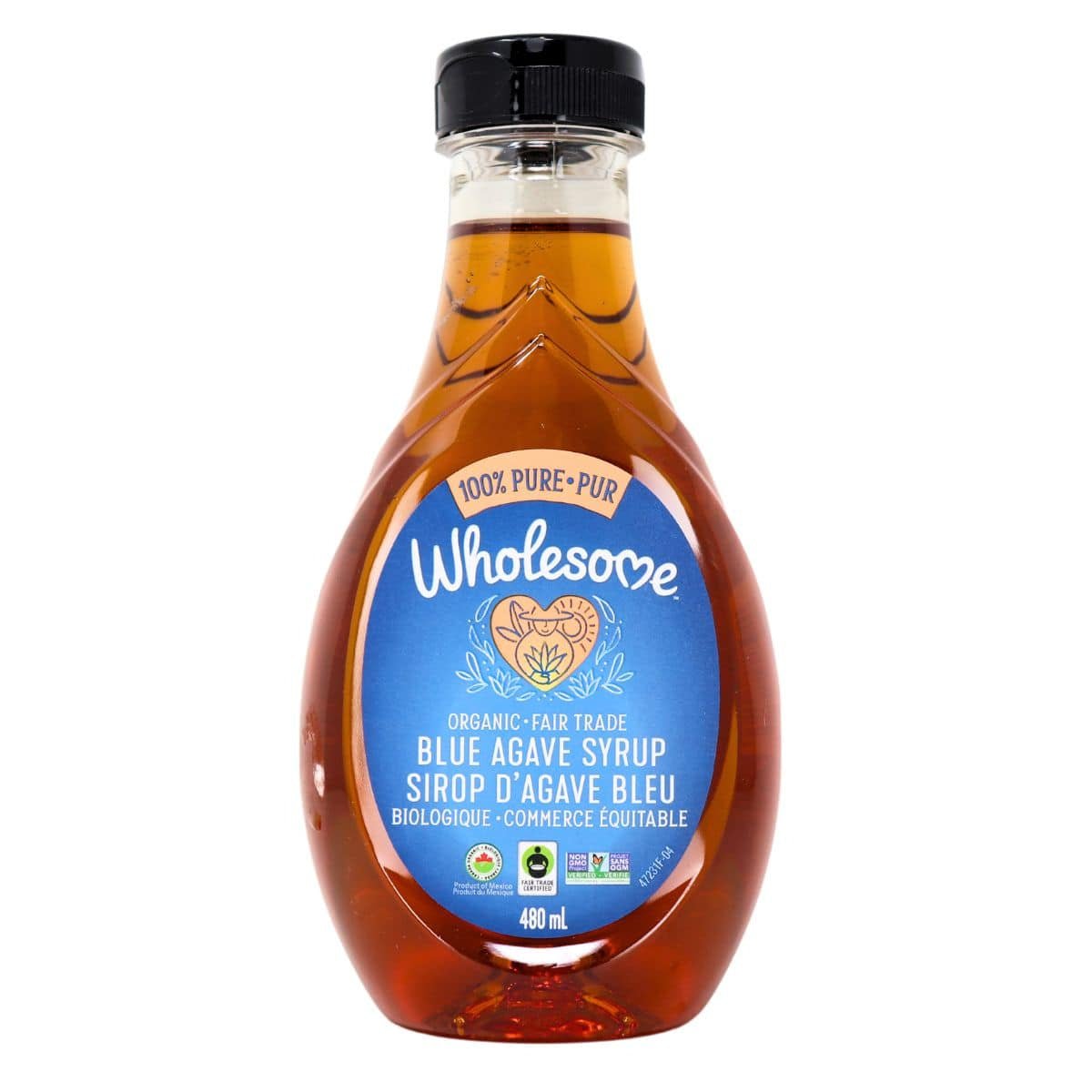 Wholesome Sweeteners Blue Agave 480mL - Nutrition Plus