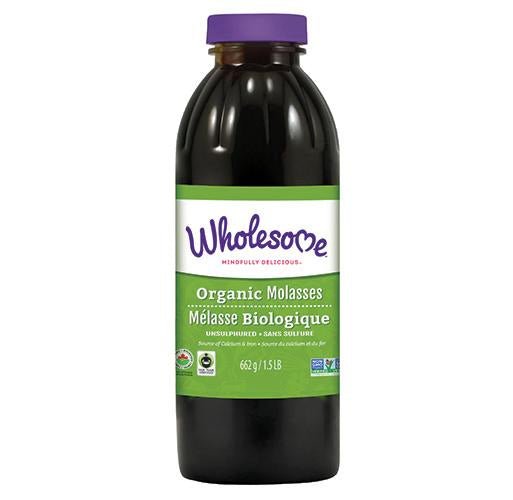 Wholesome Sweeteners Organic Black strap Molasses 662 mL - Nutrition Plus