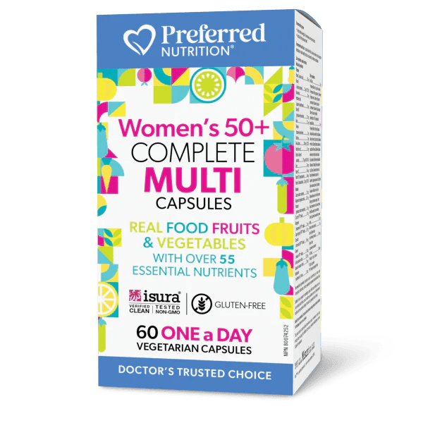 Women’s 50+ Complete Multi 60 Veg Capsules - Nutrition Plus