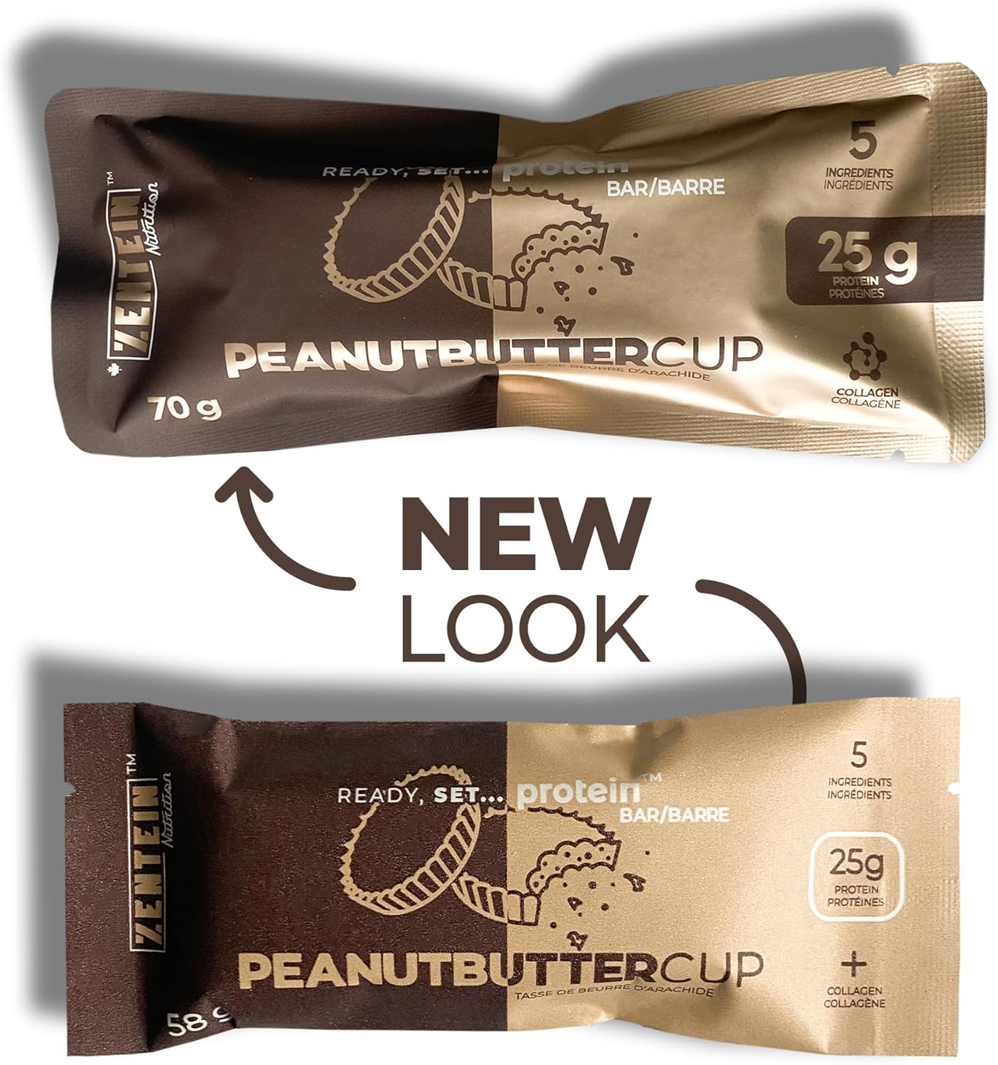 Zentein Nutrition Collagen Protein Bar 70 Grams, Peanut Butter Cup Flavour - Nutrition Plus