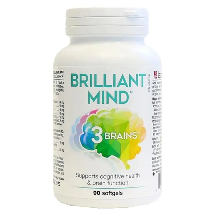 3 Brains Brilliant Mind 90 Softgels - Nutrition Plus