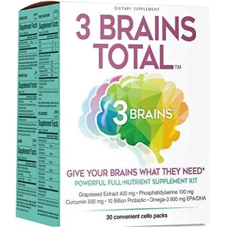 3 Brains Daily Brain 30 Sachets - Nutrition Plus