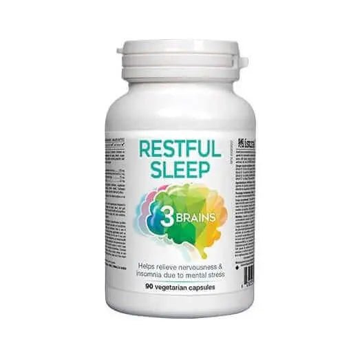 3 Brains Restful Sleep® 90 Veg Capsules - Nutrition Plus