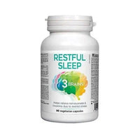Thumbnail for 3 Brains Restful Sleep® 90 Veg Capsules - Nutrition Plus