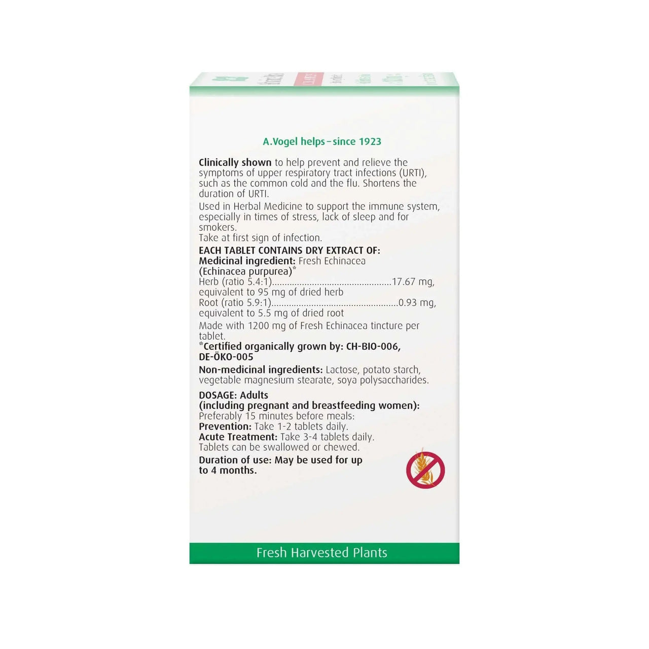 A. Vogel Echinaforce Extra Tablets - Immune System Support - Nutrition Plus