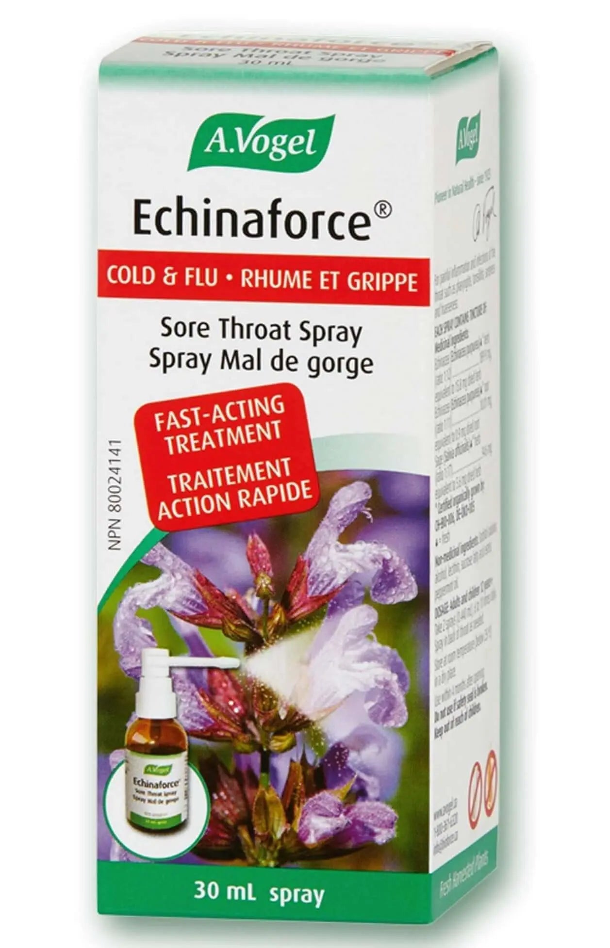 A. Vogel Echinaforce Sore Throat Spray Fast Acting Relief 30mL - Nutrition Plus