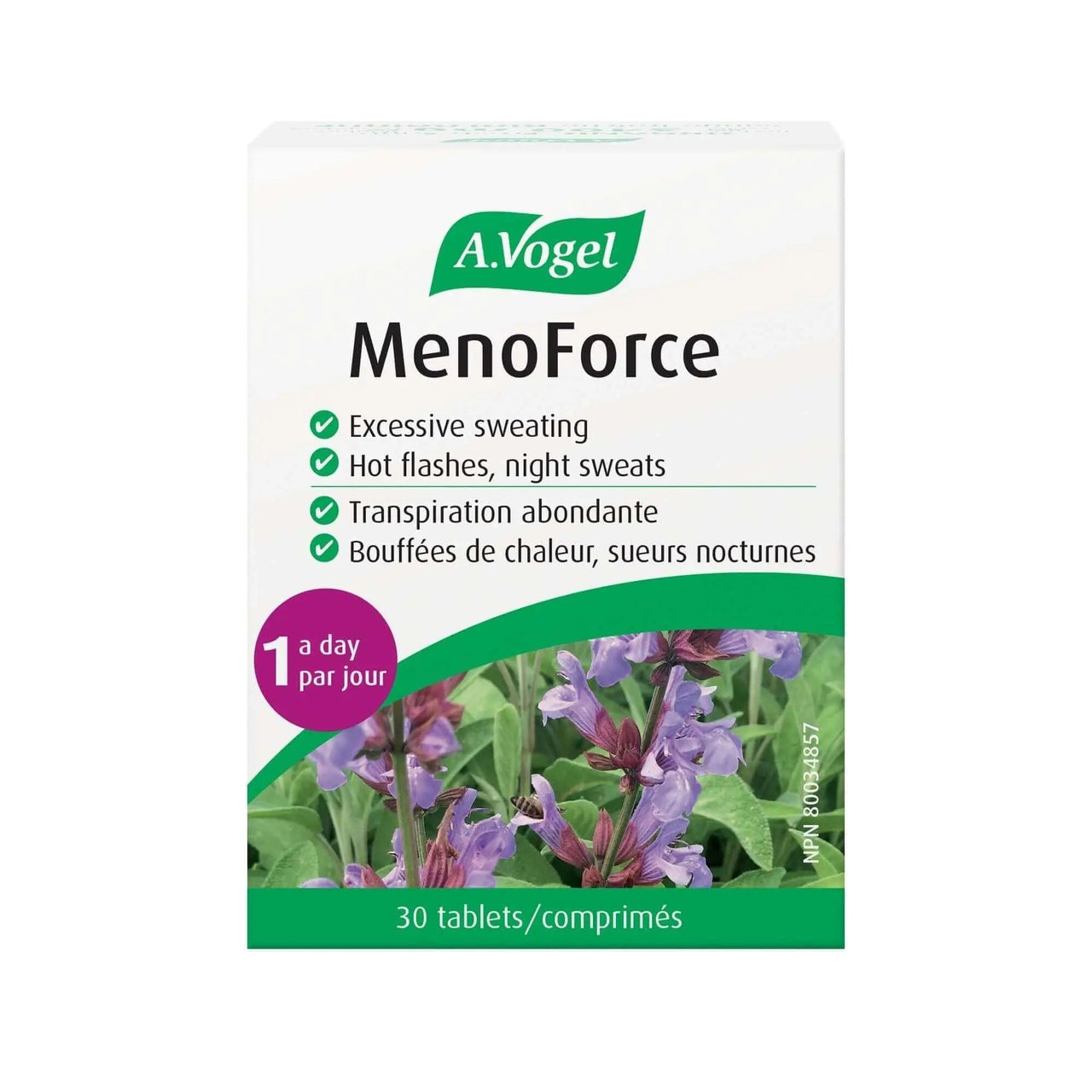 A. Vogel MenoForce Menopause Supplement For Hot Flashes 30 Tablets - Nutrition Plus