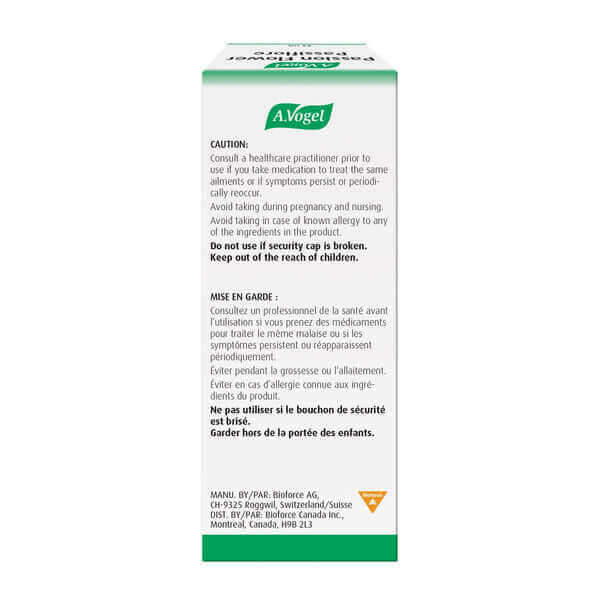 A. Vogel Passion Flower - Nervousness, Restlessness and Insomnia 50 mL - Nutrition Plus