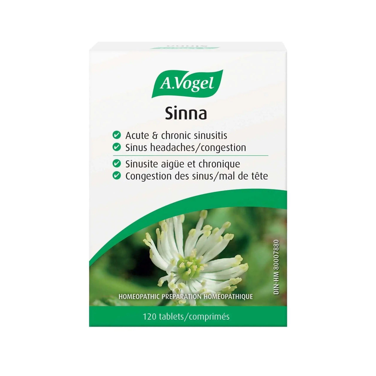 A. Vogel Sinna Tablets for Sinus congestion 120 Tablets - Nutrition Plus