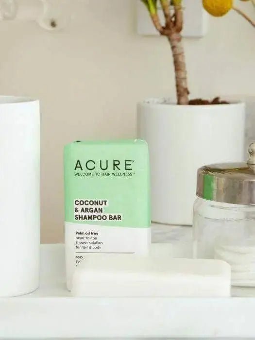Acure Shampoo Bar Coconut & Argan 140 Grams - Nutrition Plus