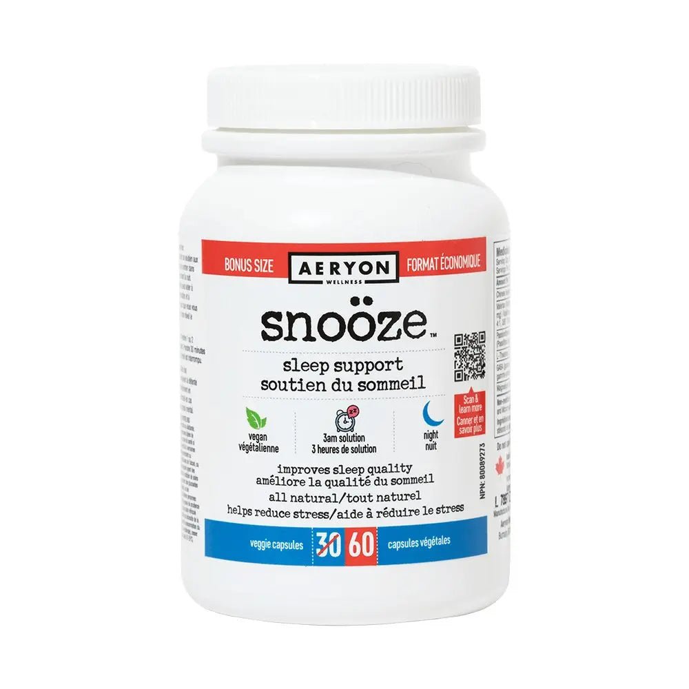 Aeryon Snooze 60 Veg Capsules - Nutrition Plus