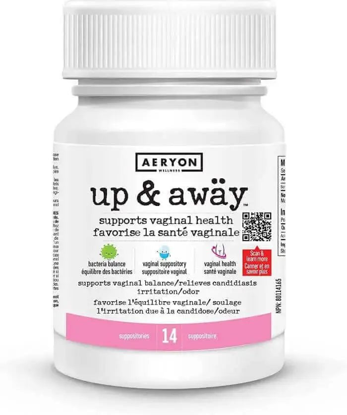 Aeryon UP AND AWÄY 30 Vaginal Suppositories - Nutrition Plus