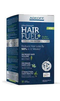 Thumbnail for AGEOFF® HairFuel™, 30 Softgel, Hair Loss Treatment for Men and Women - Nutrition Plus