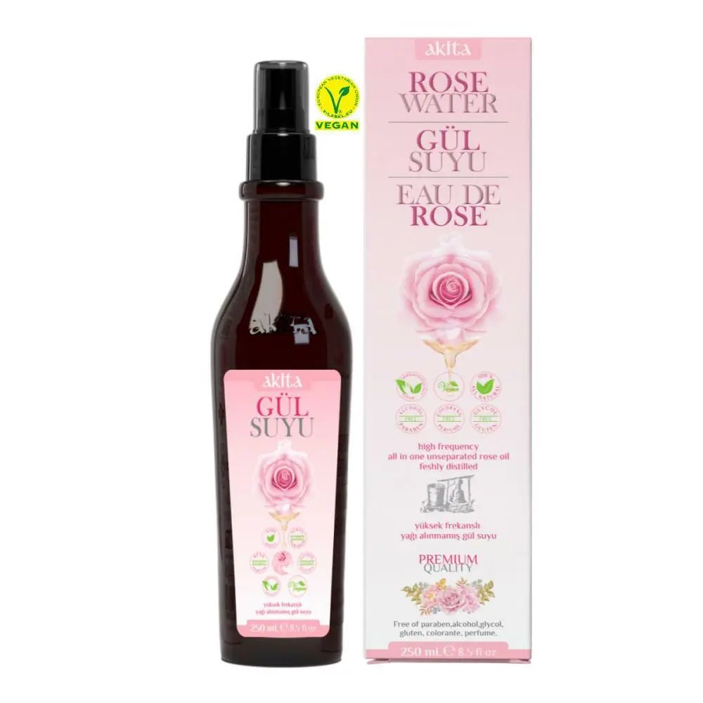 Akita All Natural Rose Water 250 ml - Nutrition Plus